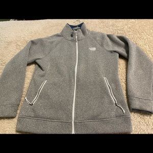 Fleece North Face Grey Large